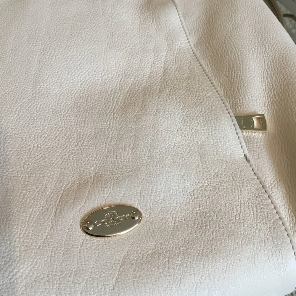 COACH SHOULDER BAG OR CROSSBODY PEBBLE LEATHER - Picture 8 of 10